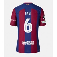 Pánský Fotbalový dres Barcelona Paez Gavi #6 2023-24 Domácí Krátký Rukáv